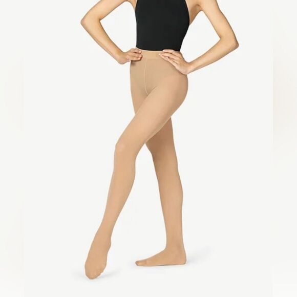 Natalie Kids Footed Ballet Dance Tights - Picture 8 of 9